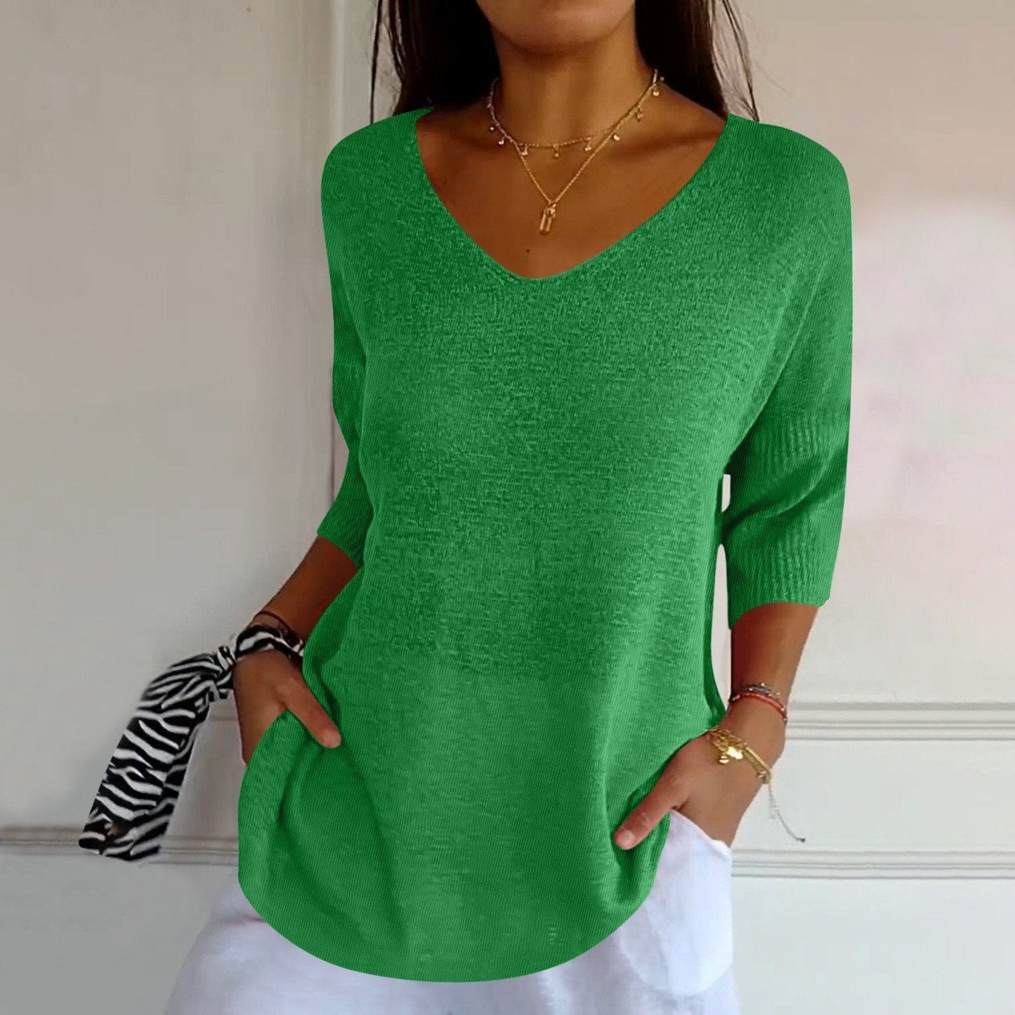 Lucia - Uvoľnený elegantný top